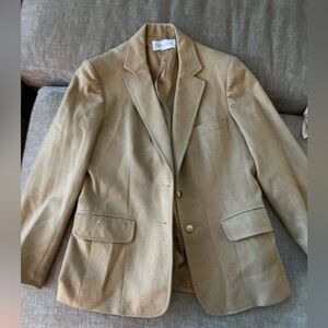 Evan picone tan blazer women’s vintage